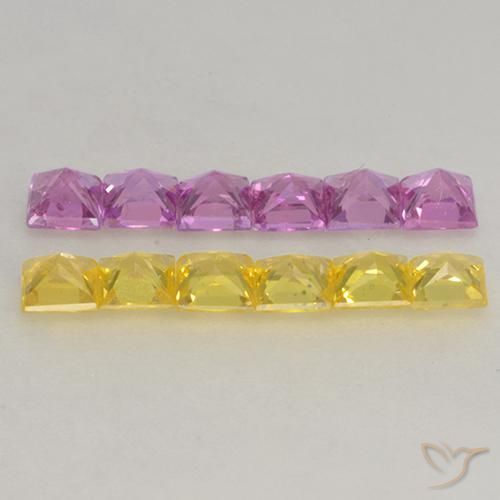 Shop natural 1.39ct Multicolore Saphir gems, Carré, from Tanzanie at GemSelect. In stock, global shipping!