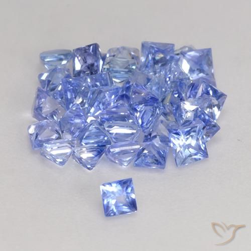 Shop natural 2.50ct Bleu clair Saphir gems, Carré, from Sri Lanka at GemSelect. In stock, global shipping!