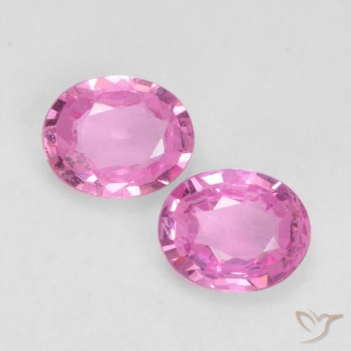 0.74ctw Naturel Pourpre moyen Saphir, ovale, VS