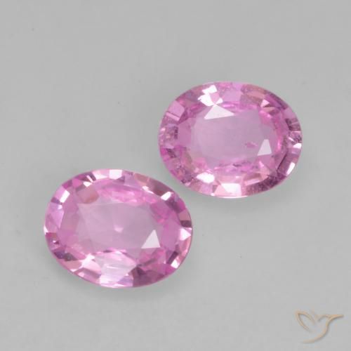 Shop natural 0.64ct Pourpre rose vif Saphir gems, ovale, from Madagascar at GemSelect. In stock, global shipping!