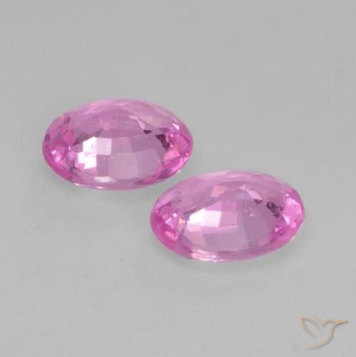 Shop natural 0.76ct Pourpre rose vif Saphir gems, ovale, from Madagascar at GemSelect. In stock, global shipping!