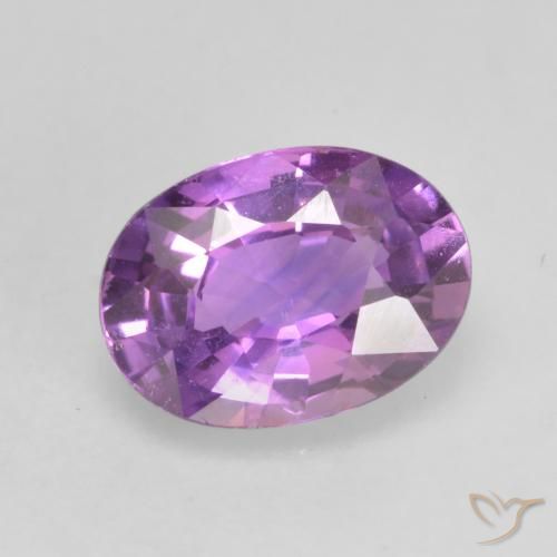 0.70ct Naturel Violet violacé Saphir, ovale, VVS-VS