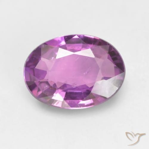 0.55ct Naturel Pourpre électrique Saphir, ovale, VVS-VS
