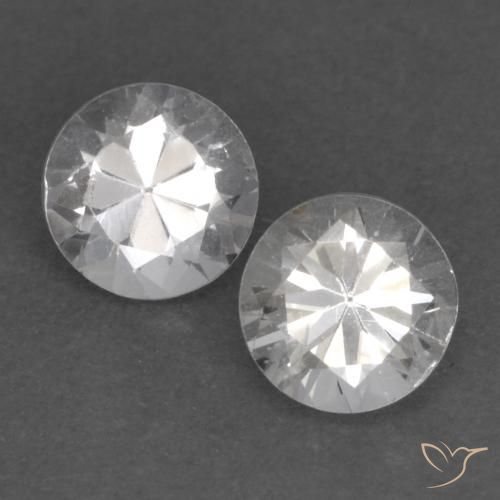 0.77ctw Naturel Blanc Saphir, Tour, VS