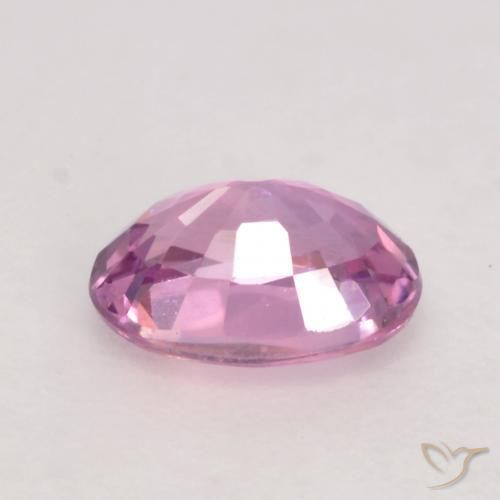 Saphir Rose très clair naturelle ovale, 0.61 ct, VVS-VS