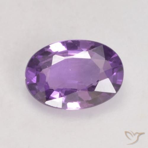 0.48ct Naturel Violet Iris Saphir, ovale, VS