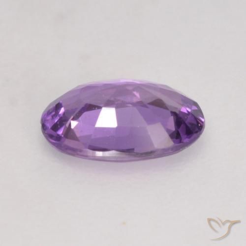 Saphir Violet Iris naturelle ovale, 0.48 ct, VS