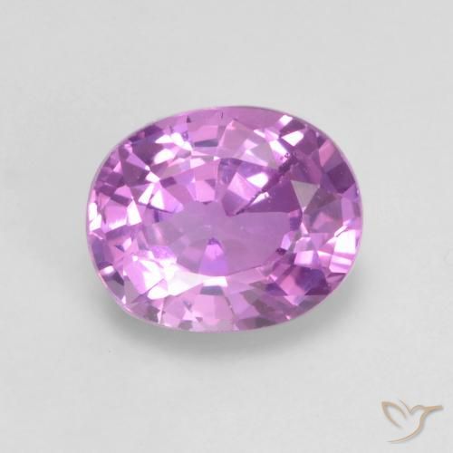 0.59ct Naturel Pourpre intense Saphir, ovale, VS