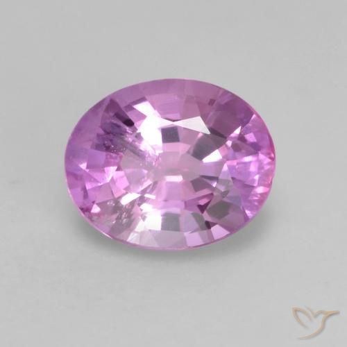 Saphir violet de 0,53 carats à vendre, ovale Saphir en vrac de Tanzanie, Gemme naturelle, 5,5 x 4,4 mm, Photo A