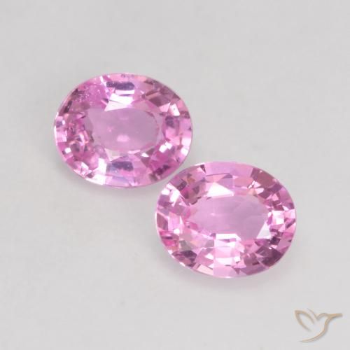 0.76ctw Naturel Pourpre-rose Saphir, ovale, VVS-VS