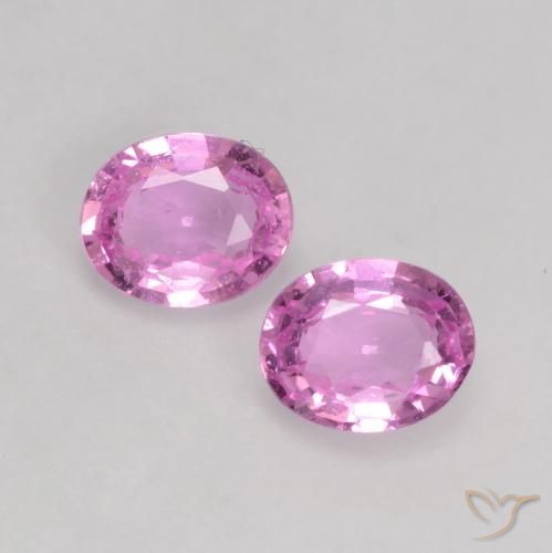 0.66ctw Naturel Pourpre-rose Saphir, ovale, VVS-VS