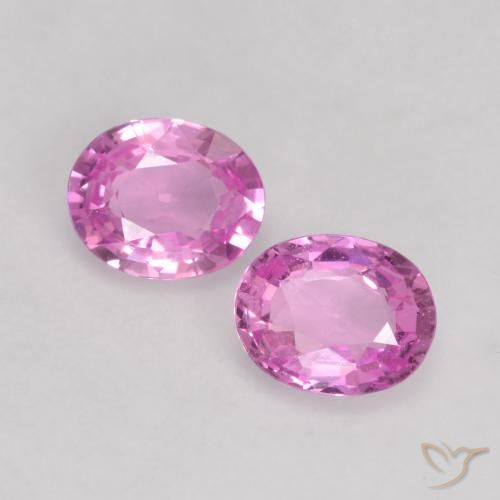 0.68ctw Naturel Pourpre intense Saphir, ovale, VVS-VS