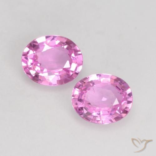 0.71ctw Naturel Pourpre moyen Saphir, ovale, VS