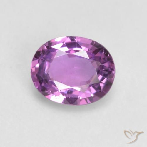 0.57ct Naturel Violet mauve Saphir, ovale, VS