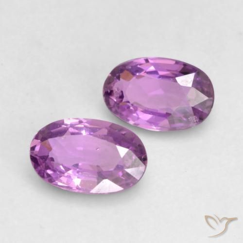 Shop natural 0.58ct Pourpre électrique Saphir gems, ovale, from Tanzanie at GemSelect. In stock, global shipping!