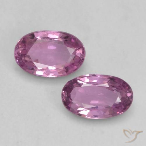 0.61ctw Naturel Pourpre moyen Saphir, ovale, VVS-VS