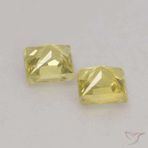 Shop natural 0.55ct Jaune Toscane Saphir gems, Carré, from Tanzanie at GemSelect. In stock, global shipping!