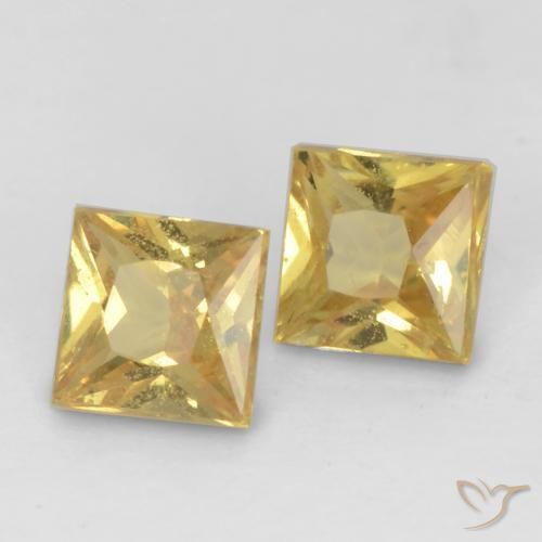 Shop natural 0.56ct Doré Saphir gems, Carré, from Tanzanie at GemSelect. In stock, global shipping!