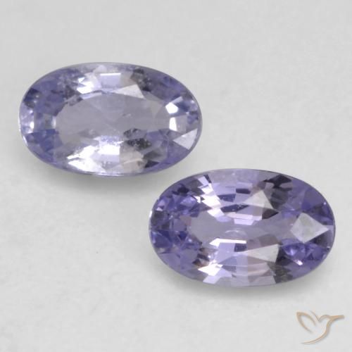 0.67ctw Naturel Violet moyen-léger Saphir, ovale, VVS-VS