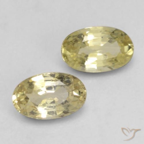 Shop natural 0.64ct Jaune moyen-léger Saphir gems, ovale, from Tanzanie at GemSelect. In stock, global shipping!