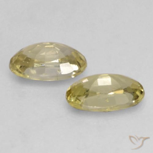 Shop natural 0.64ct Jaune moyen-léger Saphir gems, ovale, from Tanzanie at GemSelect. In stock, global shipping!