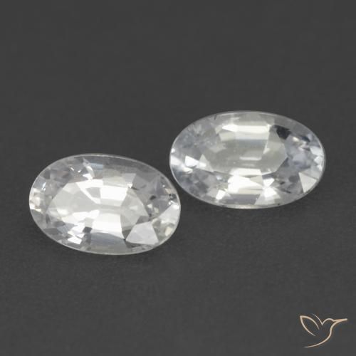 Shop natural 0.54ct Blanc Saphir gems, ovale, from Tanzanie at GemSelect. In stock, global shipping!