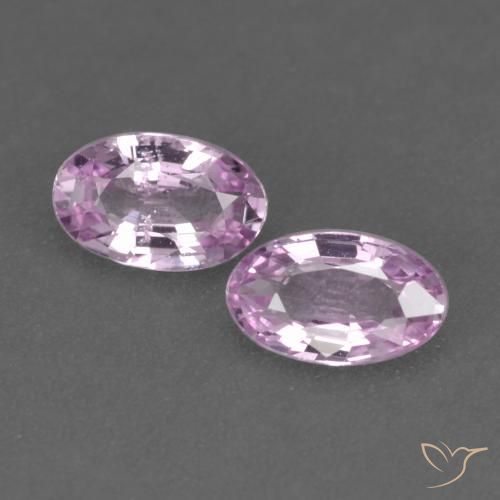 0.48ctw Naturel Violet clair Saphir, ovale, VVS-VS