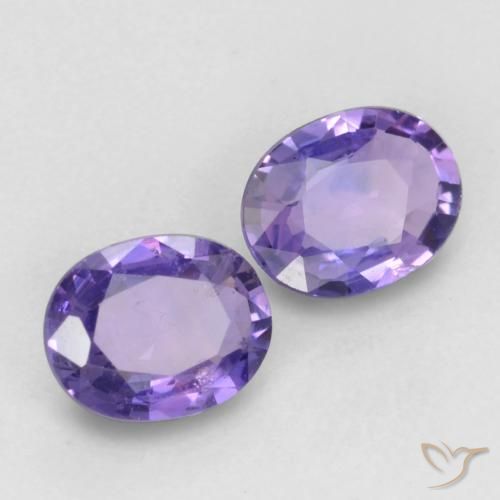 Shop natural 0.76ct Violet moyen Saphir gems, ovale, from Tanzanie at GemSelect. In stock, global shipping!