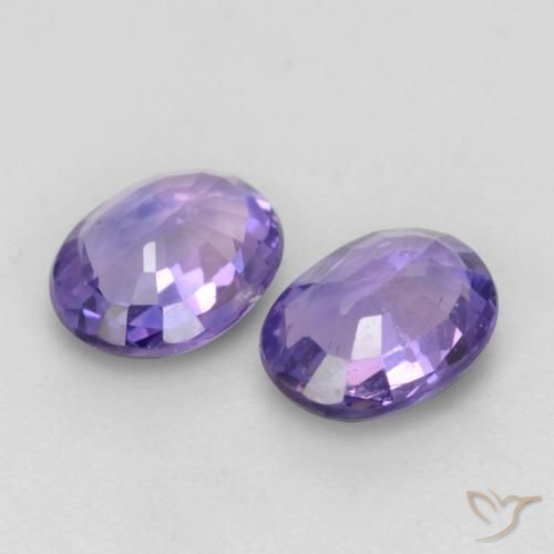 Shop natural 0.76ct Violet moyen Saphir gems, ovale, from Tanzanie at GemSelect. In stock, global shipping!