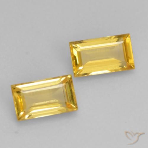 Shop natural 0.65ct Orange Doré Saphir gems, Baquette, from Tanzanie at GemSelect. In stock, global shipping!