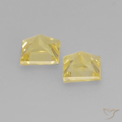 Shop natural 0.66ct Jaune Toscane Saphir gems, Carré, from Tanzanie at GemSelect. In stock, global shipping!
