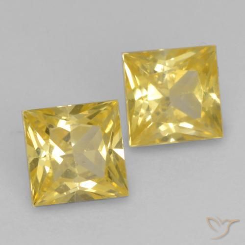 Shop natural 0.68ct Jaune Toscane Saphir gems, Carré, from Tanzanie at GemSelect. In stock, global shipping!