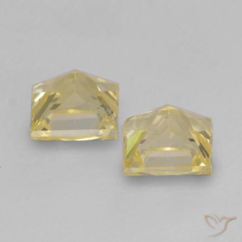 Shop natural 0.44ct Doré léger Saphir gems, Carré, from Tanzanie at GemSelect. In stock, global shipping!