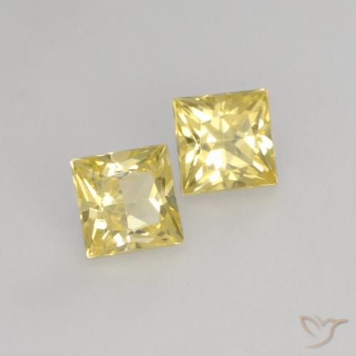 Shop natural 0.51ct Jaune Toscane Saphir gems, Carré, from Tanzanie at GemSelect. In stock, global shipping!