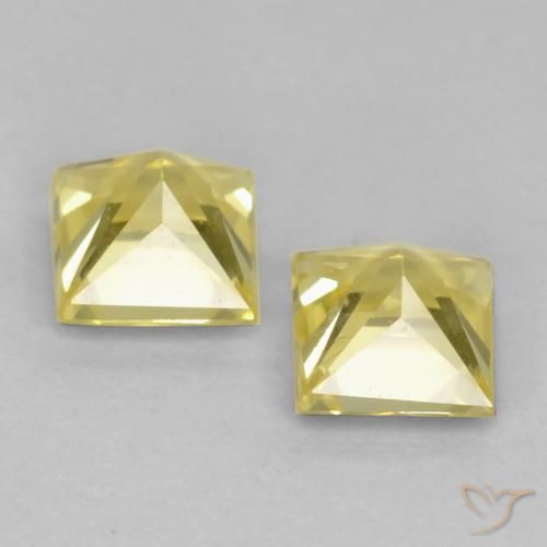 Shop natural 0.62ct Jaune Toscane Saphir gems, Carré, from Tanzanie at GemSelect. In stock, global shipping!