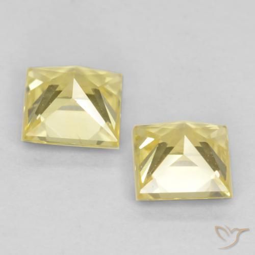 Shop natural 0.64ct Jaune Toscane Saphir gems, Carré, from Tanzanie at GemSelect. In stock, global shipping!