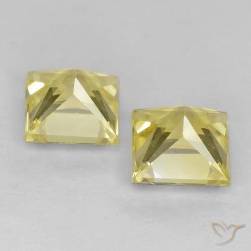 Shop natural 0.70ct Jaune Toscane Saphir gems, Carré, from Tanzanie at GemSelect. In stock, global shipping!