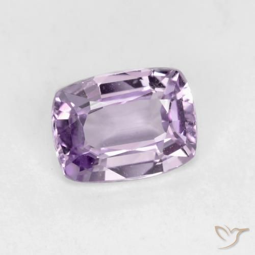 Saphir Violet iris léger naturelle Coussin, 0.54 ct, VVS-VS