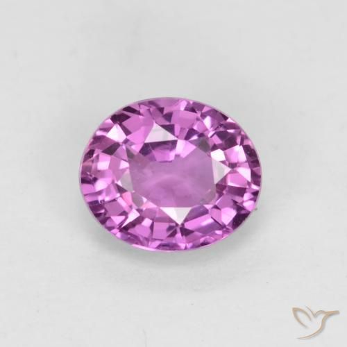 0.67ct Naturel Violet mauve Saphir, ovale, VVS-VS