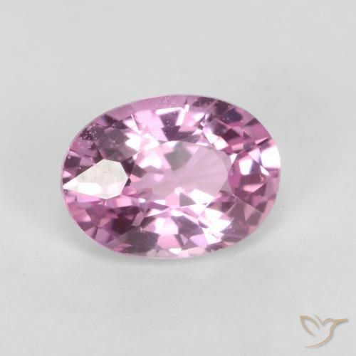 Saphir Violet Rosâtre naturelle ovale, 0.83 ct, VVS-VS