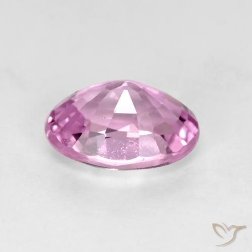 Saphir Violet Rosâtre naturelle ovale, 0.83 ct, VVS-VS