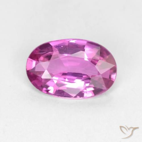 0.58ct Naturel Pourpre moyen Saphir, ovale, VVS-VS