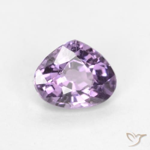 Saphir Violet moyen naturelle En forme de poire, 0.39 ct, VVS-VS