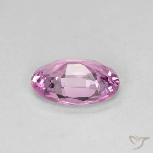 Saphir Violet Rosâtre naturelle ovale, 0.71 ct, VVS-VS