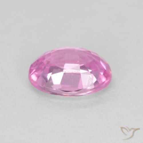 Saphir Pourpre-rose naturelle ovale, 0.47 ct, VS
