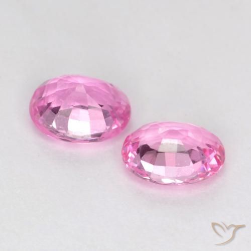 Shop natural 0.88ct Rose moyen Saphir gems, ovale, from Tanzanie at GemSelect. In stock, global shipping!
