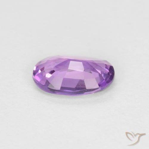 Saphir Pourpre électrique naturelle ovale, 0.43 ct, VS