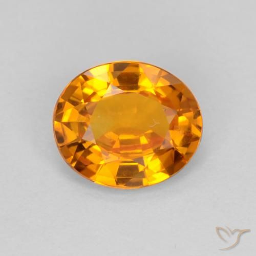 0.70ct Naturel Or Saphir, ovale, VS