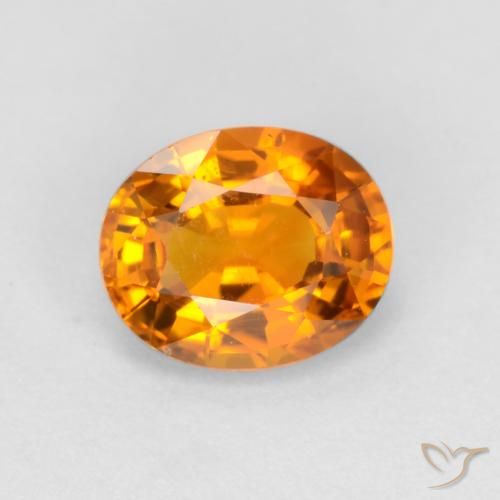 0.72ct Naturel Or Saphir, ovale, VS