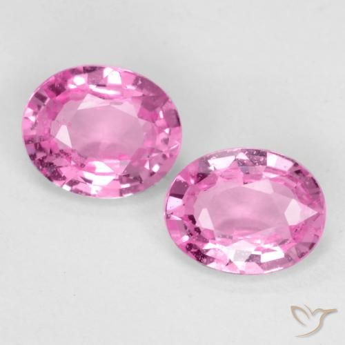 0.76ctw Naturel Rose pourpre royal Saphir, ovale, VS